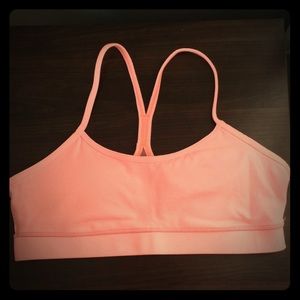 Practically NWOT Lululemon pink sports bra
